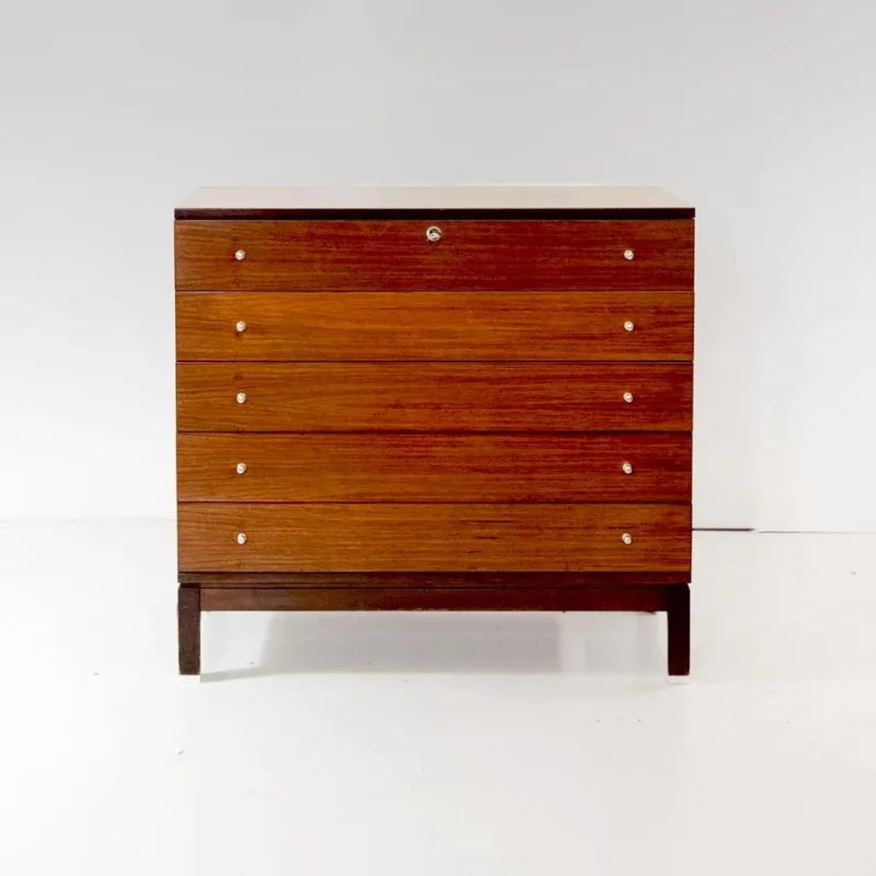 Outlet Pamono Wood Chest of Drawers by Ennio Fazzoli for MIM Roma, Italy, 1960s
