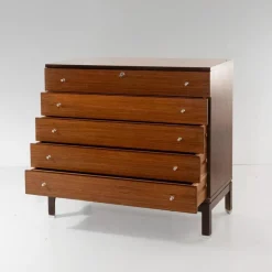 Outlet Pamono Wood Chest of Drawers by Ennio Fazzoli for MIM Roma, Italy, 1960s