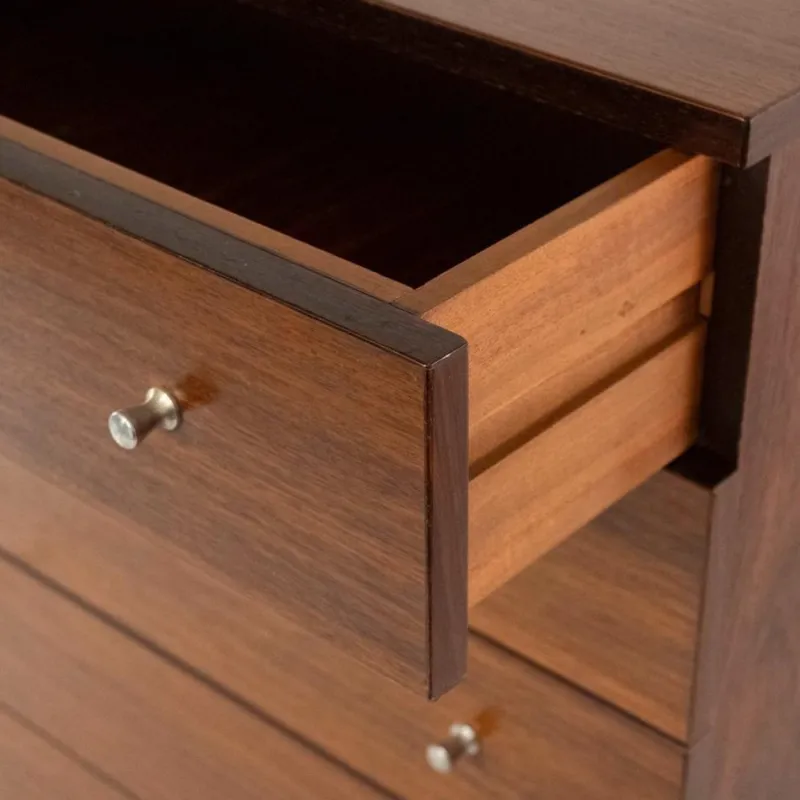 Outlet Pamono Wood Chest of Drawers by Ennio Fazzoli for MIM Roma, Italy, 1960s