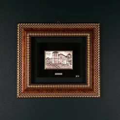 Pamono Wood, Gold & Silver Relief Picture Collection AG3, Italy, 1990s