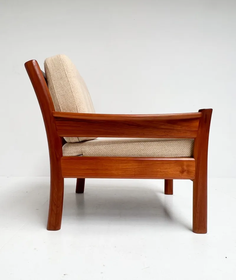 Discount Pamono Wood Ladies Armchair from Dyrlund, 1960s