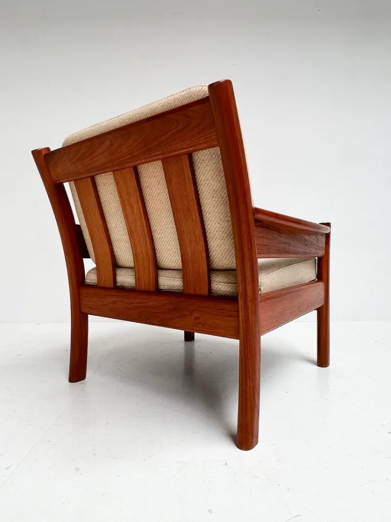 Discount Pamono Wood Ladies Armchair from Dyrlund, 1960s