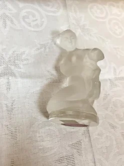 Outlet Pamono Wood Nymph Statuette in Opalescent Glass by Rene Lalique, France, 1960
