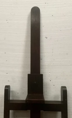 Pamono Wood Rack and Pinion Easel, 20th Century