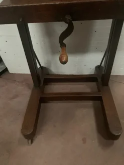 Pamono Wood Rack and Pinion Easel, 20th Century