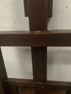 Pamono Wood Rack and Pinion Easel, 20th Century
