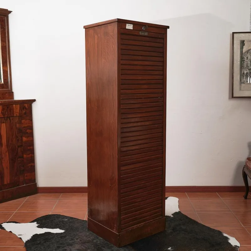 Pamono Wood Shutter File Cabinet> Cabinets & Wardrobes