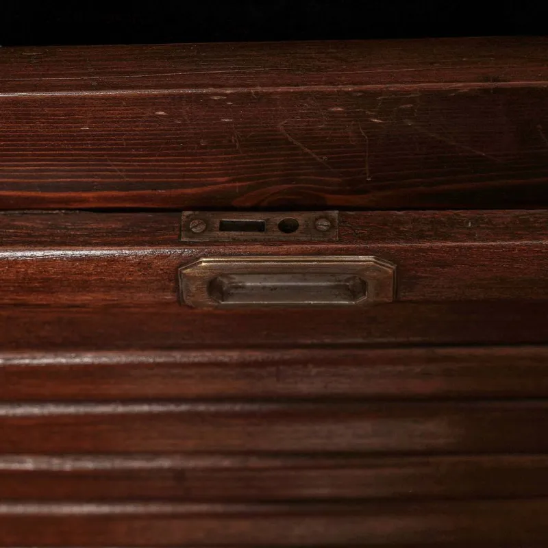 Pamono Wood Shutter File Cabinet> Cabinets & Wardrobes