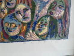 Pamono Woodcut Print by Esteban Fekete><noscript><img width=