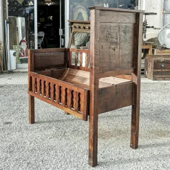 Pamono Wooden Bed Cradle, Italy><noscript><img width=