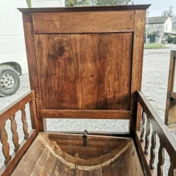 Pamono Wooden Bed Cradle, Italy><noscript><img width=