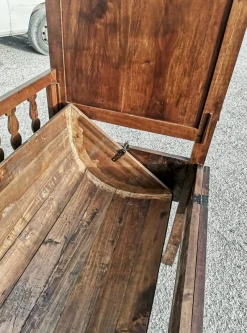 Pamono Wooden Bed Cradle, Italy><noscript><img width=