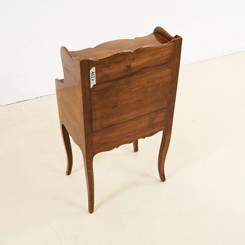 Pamono Wooden Bedside Table with Two Drawers> Nightstands