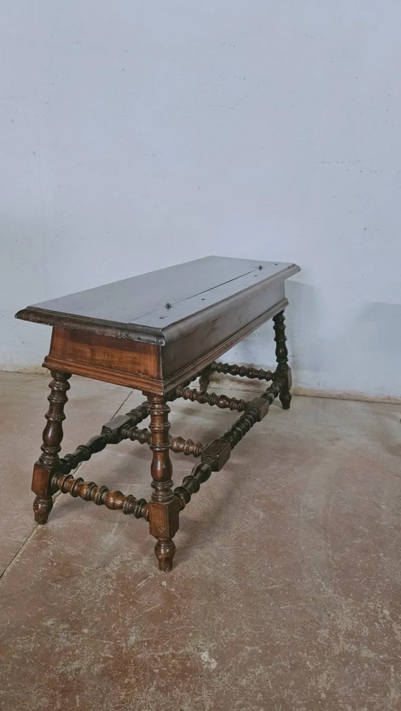 Pamono Wooden Benches, 1960s, Set of 2> Benches
