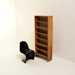 Pamono Wooden Bookcase by Cees Braakman for Pastoe, 1970s><noscript><img width=