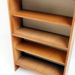 Pamono Wooden Bookcase by Cees Braakman for Pastoe, 1970s><noscript><img width=