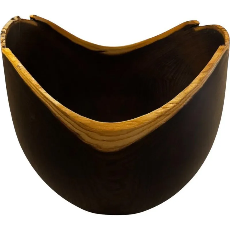 Pamono Wooden Bowl in Laburnum by Hans Henning Pedersen> Bowls