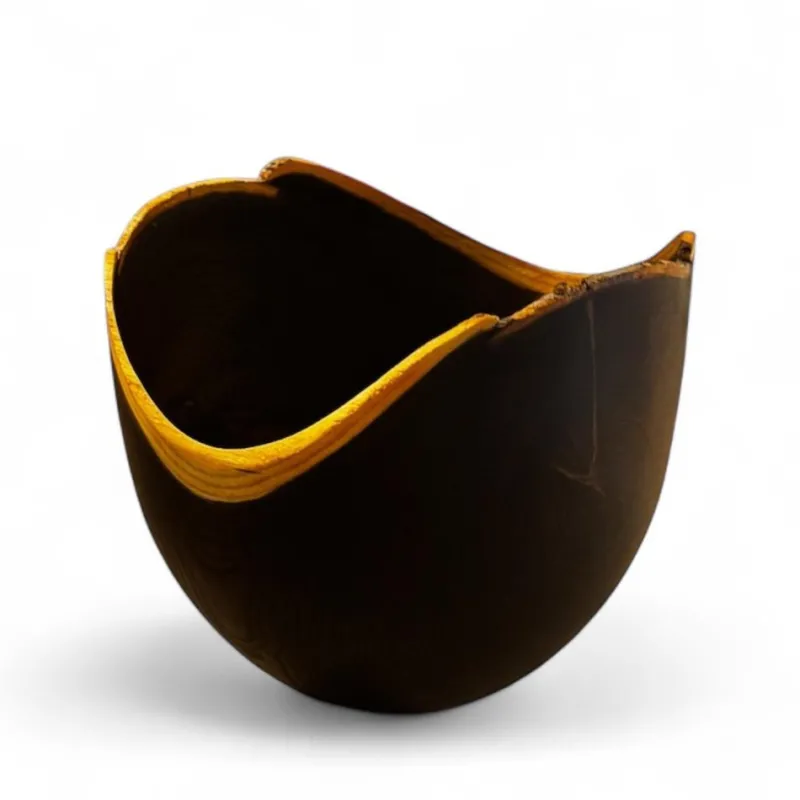 Pamono Wooden Bowl in Laburnum by Hans Henning Pedersen> Bowls