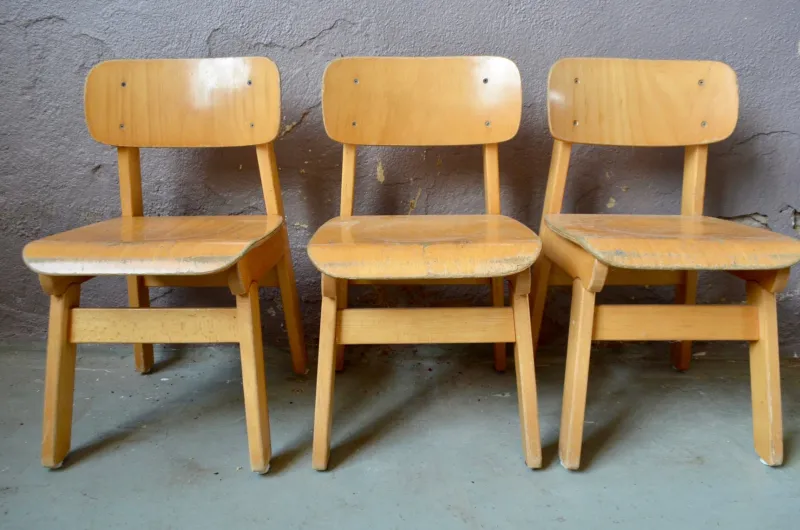 Online Pamono Wooden Childrens Chair, 1960s