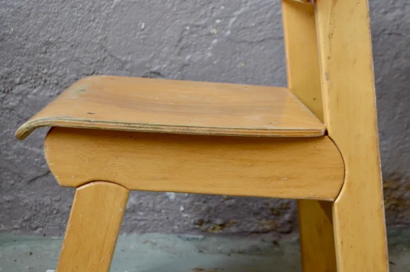 Online Pamono Wooden Childrens Chair, 1960s