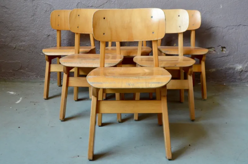 Online Pamono Wooden Childrens Chair, 1960s