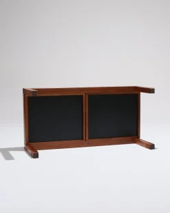 Pamono Wooden Coffee Table by Bernard Vuarnesson, 1970s