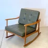 Sale Pamono Wooden Rocking Chair, 1960s