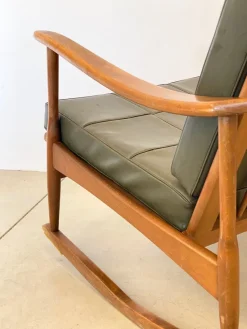 Sale Pamono Wooden Rocking Chair, 1960s