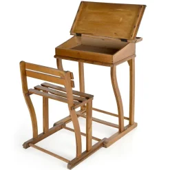 Pamono Wooden School Desk from Jouets Clerc> Children's Tables