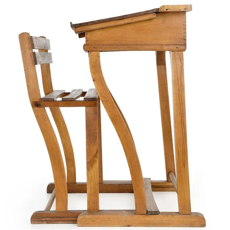 Pamono Wooden School Desk from Jouets Clerc> Children's Tables