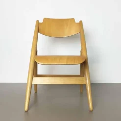 Clearance Pamono Wooden Se18 Childrens Chair by Egon Eiermann for Wilde & Spieth, Germany, 1950s