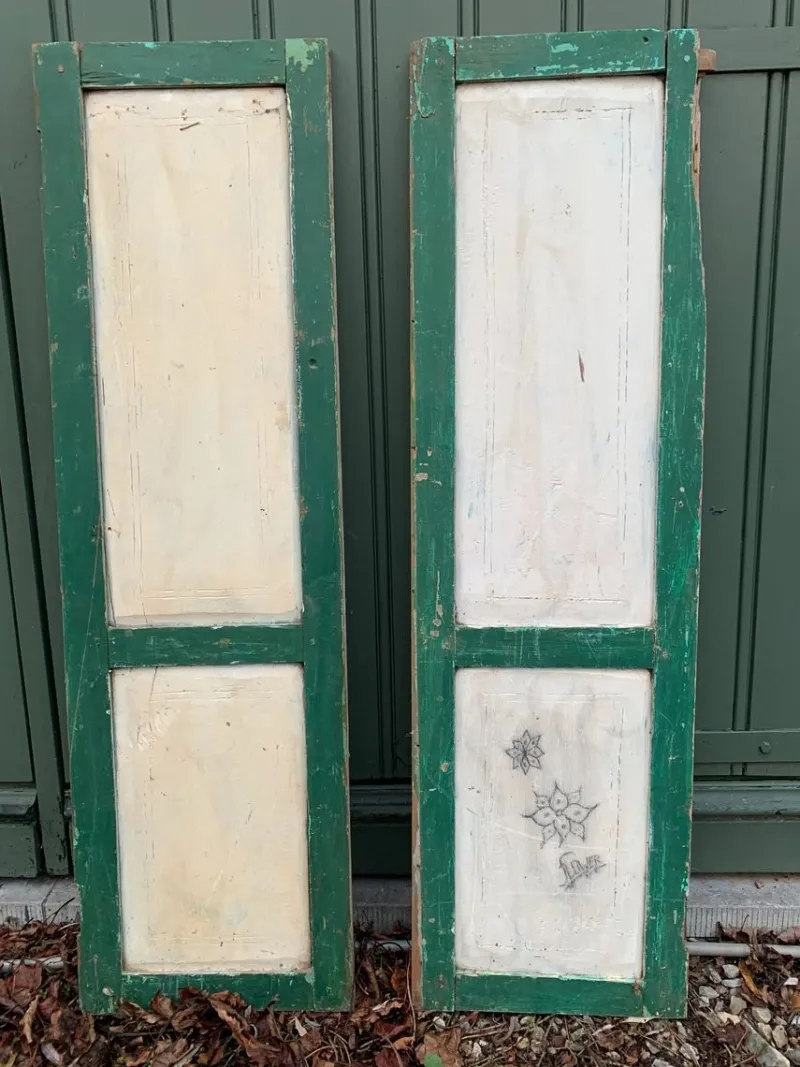 Pamono Wooden Shutters, Set of 2> Garden Accessories