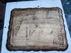Sale Pamono Wooden Tray, Florentine, 1970s