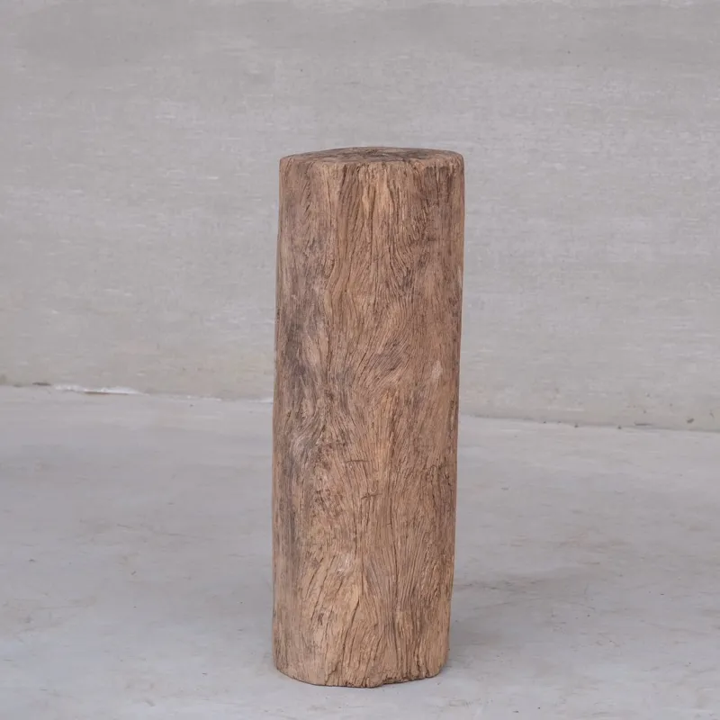 Online Pamono Wooden Tree Trunk Display Stand