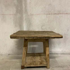 Pamono Wooden Worktable by D'Atelier><noscript><img width=