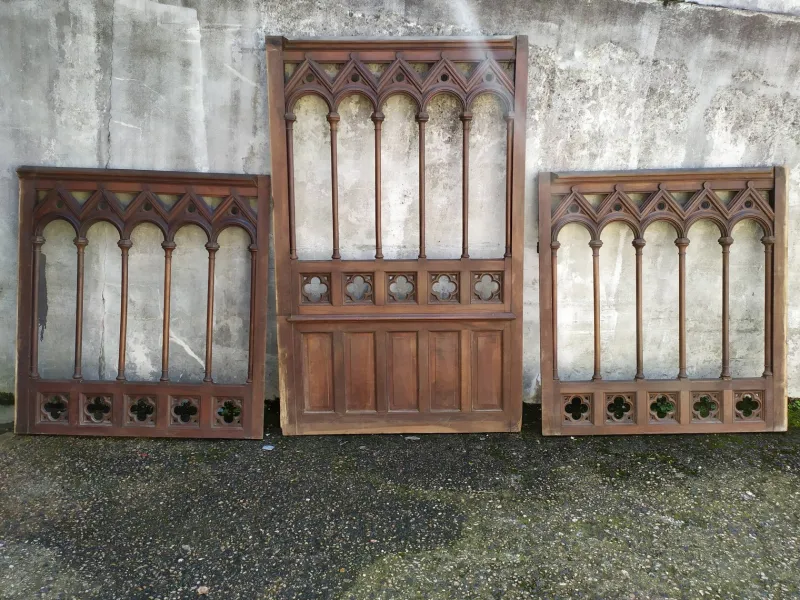 Pamono Woodwork Claustra Doors, Set of 3> Architectural Elements