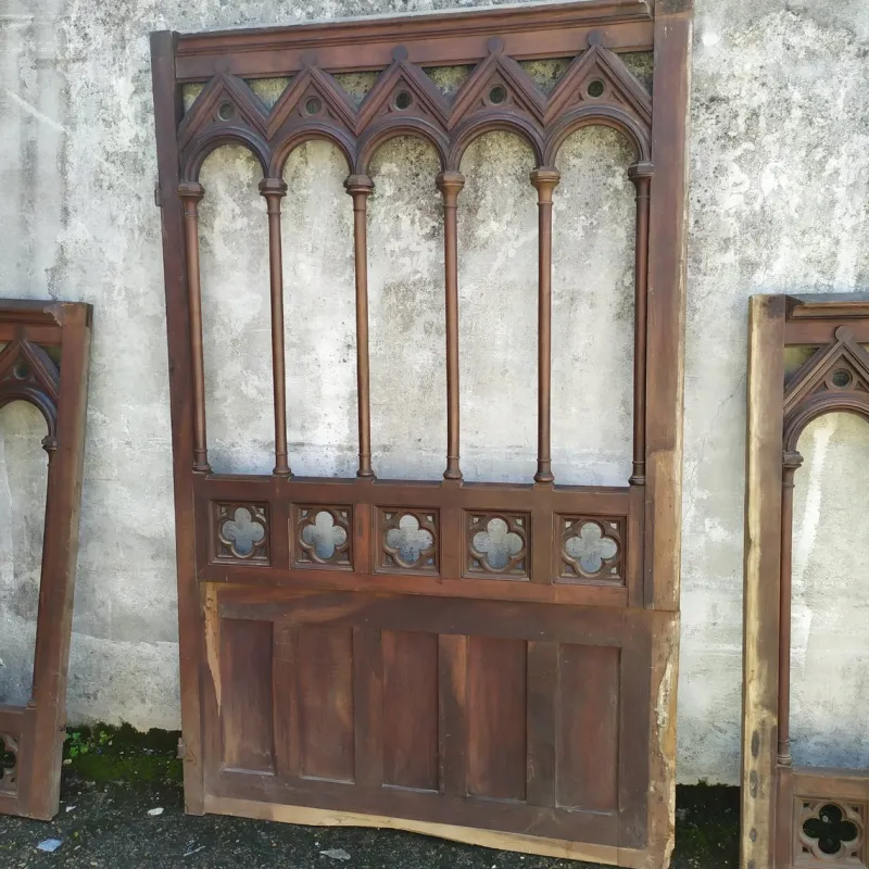 Pamono Woodwork Claustra Doors, Set of 3> Architectural Elements