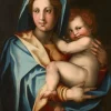 New Pamono Workshop of Andrea del Sarto / Andrea d'Agnolo di Francesco, Madonna and Child, 1530, Oil on Board