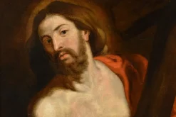 Pamono Workshop of Anthoon Van Dyck, Christ Carrying the Cross, 1650, Oil on Canvas, Framed><noscript><img width=