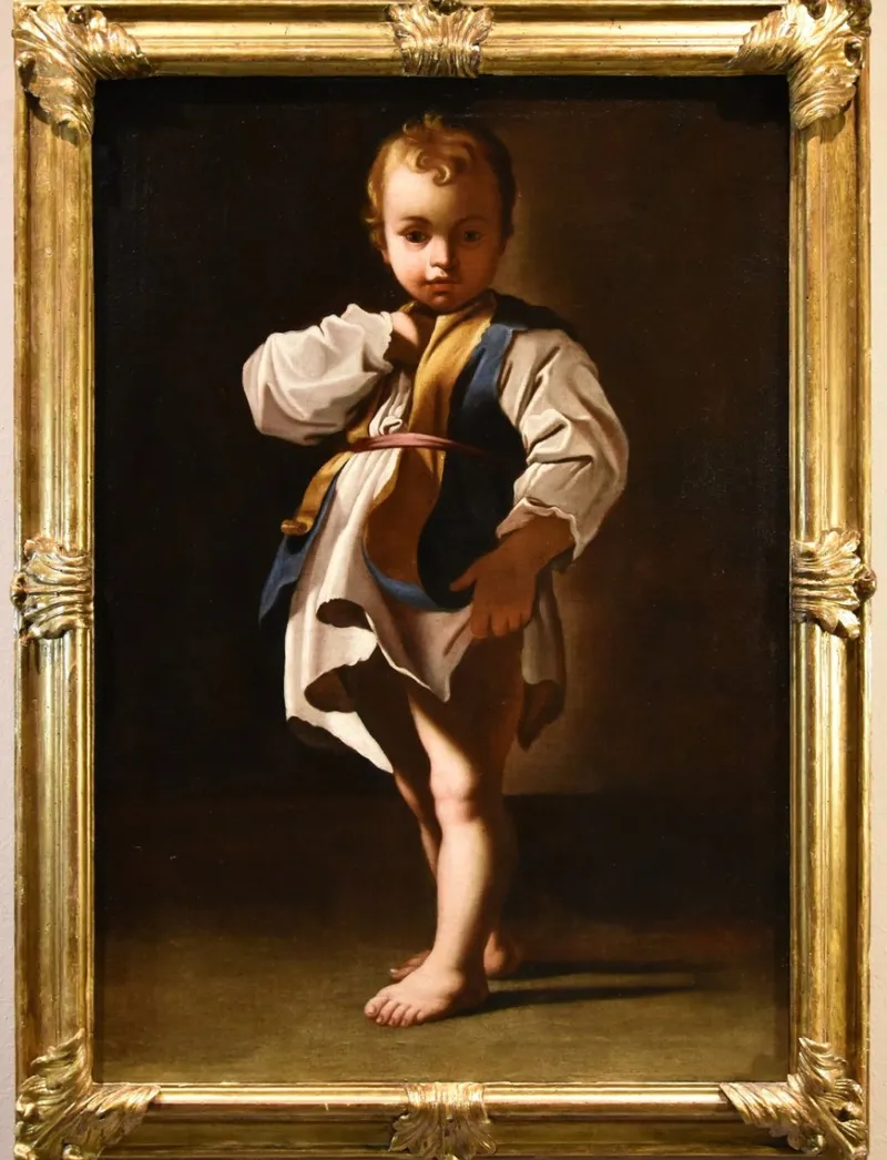 Pamono Workshop of Bartolomeo Schedoni, Portrait of a Child Alessandro Farnese Schedoni, 1630, Oil on Canvas