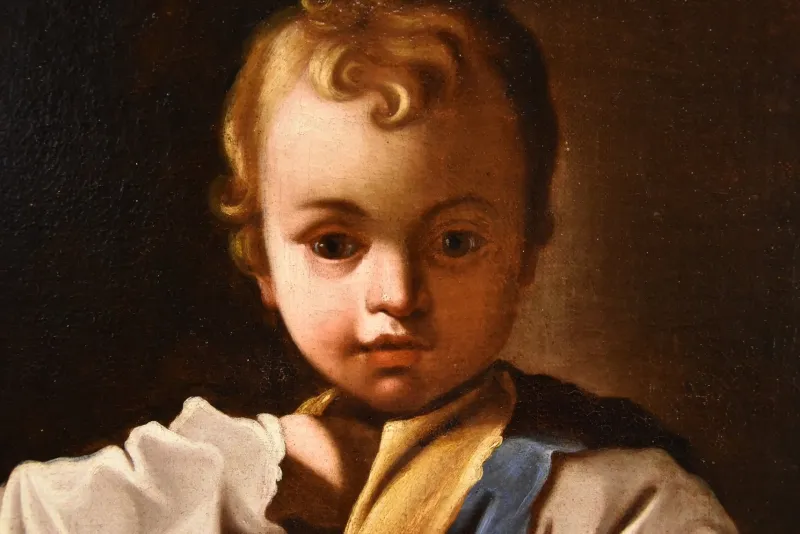 Pamono Workshop of Bartolomeo Schedoni, Portrait of a Child Alessandro Farnese Schedoni, 1630, Oil on Canvas