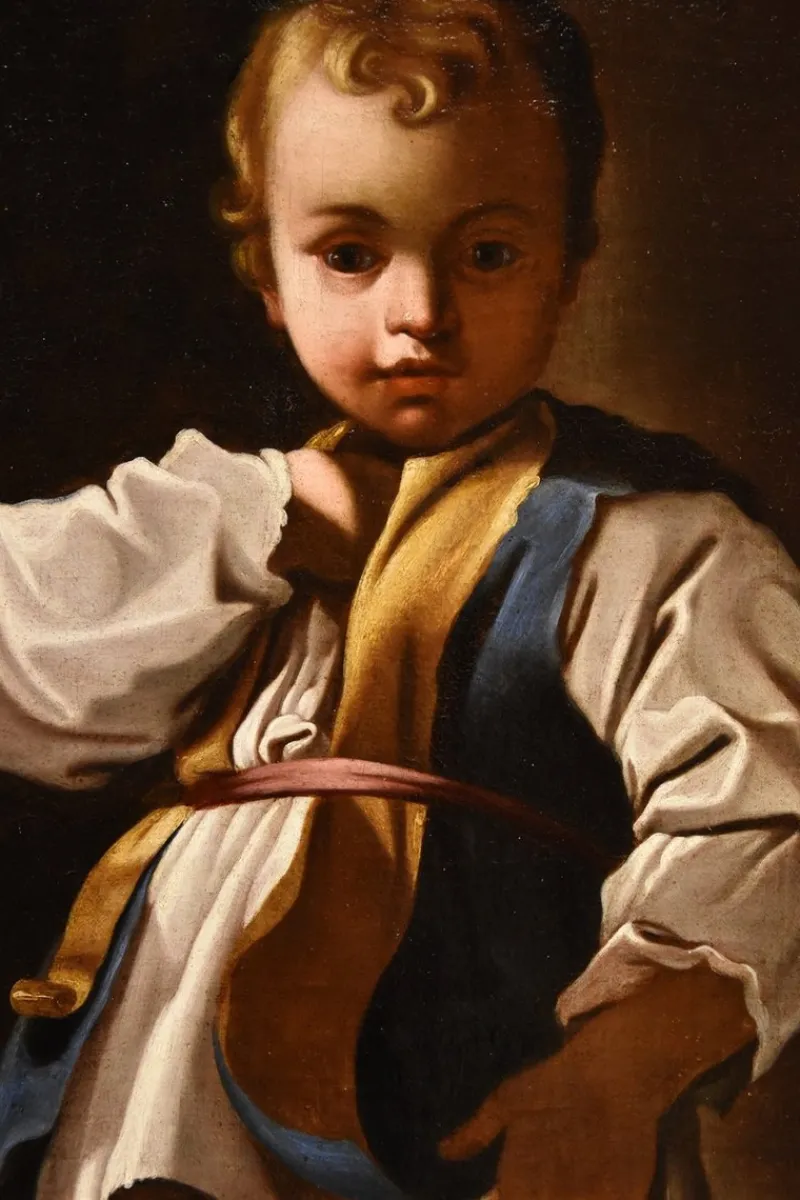 Pamono Workshop of Bartolomeo Schedoni, Portrait of a Child Alessandro Farnese Schedoni, 1630, Oil on Canvas