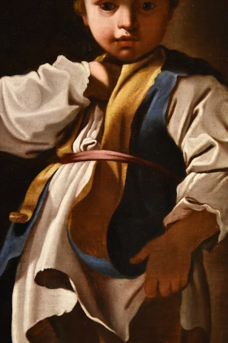 Pamono Workshop of Bartolomeo Schedoni, Portrait of a Child Alessandro Farnese Schedoni, 1630, Oil on Canvas