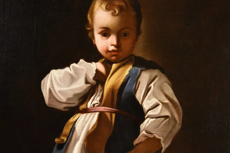Pamono Workshop of Bartolomeo Schedoni, Portrait of a Child Alessandro Farnese Schedoni, 1630, Oil on Canvas