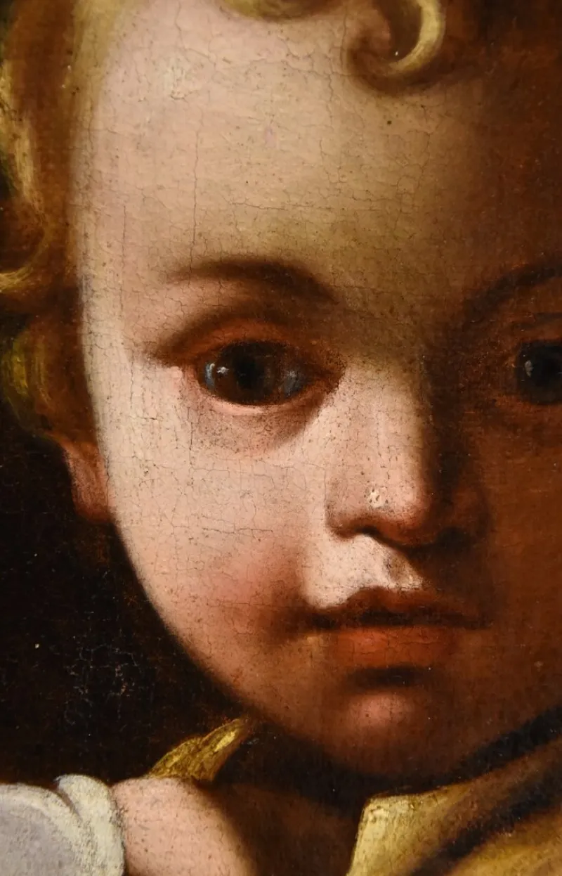 Pamono Workshop of Bartolomeo Schedoni, Portrait of a Child Alessandro Farnese Schedoni, 1630, Oil on Canvas