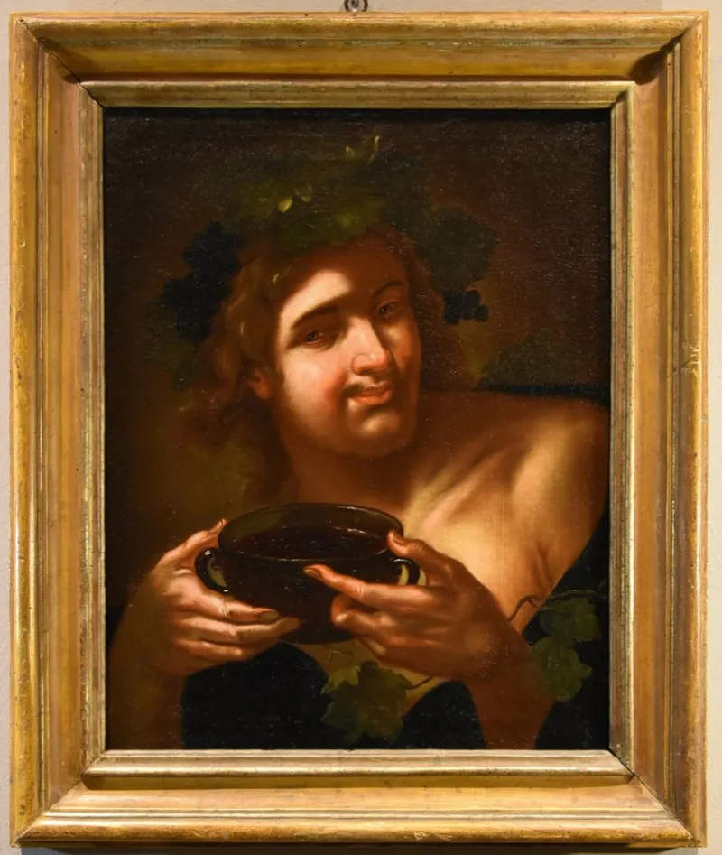 Hot Pamono Workshop of Gerard Van Honthorst, Dionysus / Bacchus, 1640, Oil on Canvas