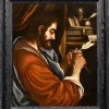 Pamono Workshop of Giovanni Francesco Barbieri / Detto Il Guercino, Saint Mark the Evangelist, 1680, Oil on Canvas> Old Masters|Classical