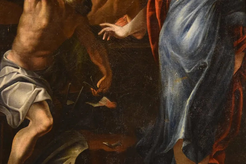 Pamono Workshop of Jacques Blanchard, Thetis Hephaestus, 1630, Oil on Panel, Framed> Old Masters|Classical