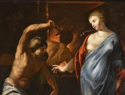 Pamono Workshop of Jacques Blanchard, Thetis Hephaestus, 1630, Oil on Panel, Framed><noscript><img width=