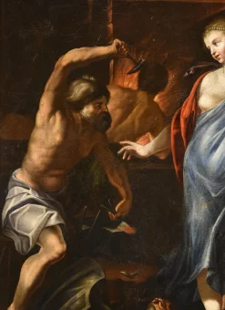 Pamono Workshop of Jacques Blanchard, Thetis Hephaestus, 1630, Oil on Panel, Framed><noscript><img width=